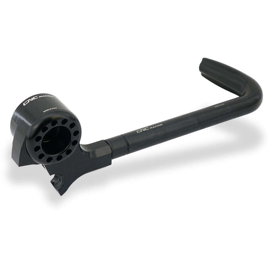 Lever-Guard Street PLM01 - Front brake lever guard with mirror mount CNC Racing Black