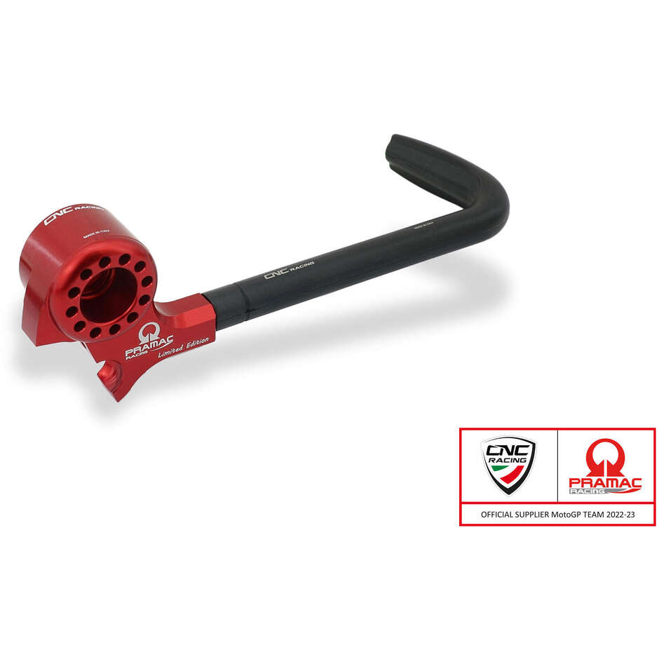 Lever-Guard Street PLM01 - Protezione leva freno anteriore con attacco specchio - Pramac Racing Limited Edition CNC Racing Rosso