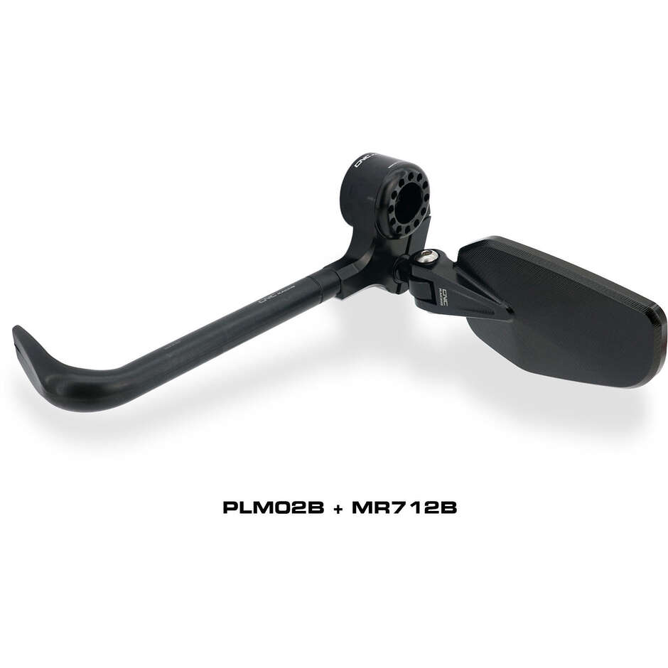 Lever-Guard Street PLM02 - Kupplungshebelschutz mit Spiegelhalterung CNC Racing Schwarz