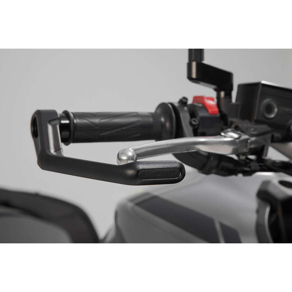 Lever Guards Black Sw-Motech LVG.06.861.10000/B For Yamaha Models (16-), CFMoto 450NK (23-)