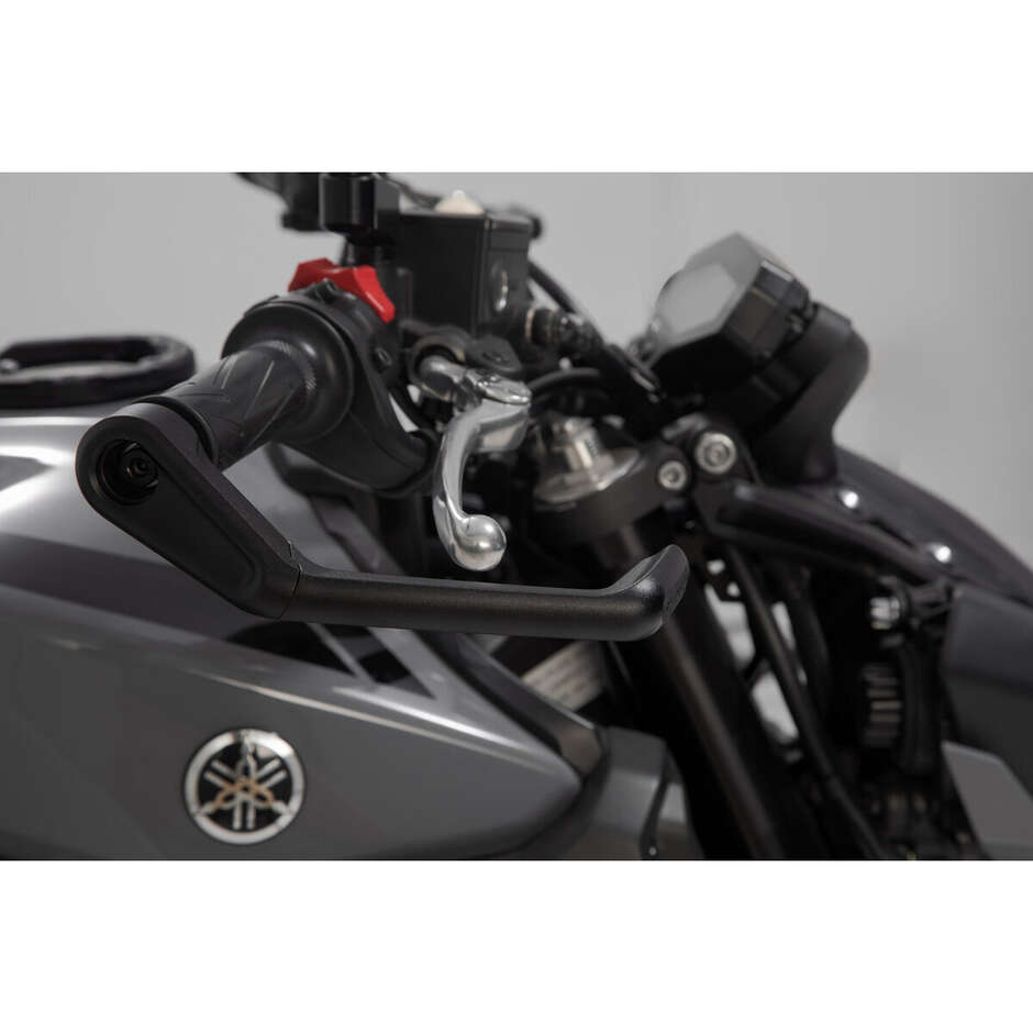 Lever Guards Black Sw-Motech LVG.06.861.10000/B For Yamaha Models (16-), CFMoto 450NK (23-)