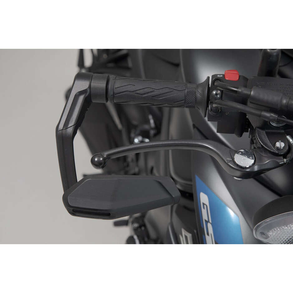 Lever Guards with Wind Deflector Black Sw-Motech LVG.05.934.11000/B for Suzuki GSX-S Models