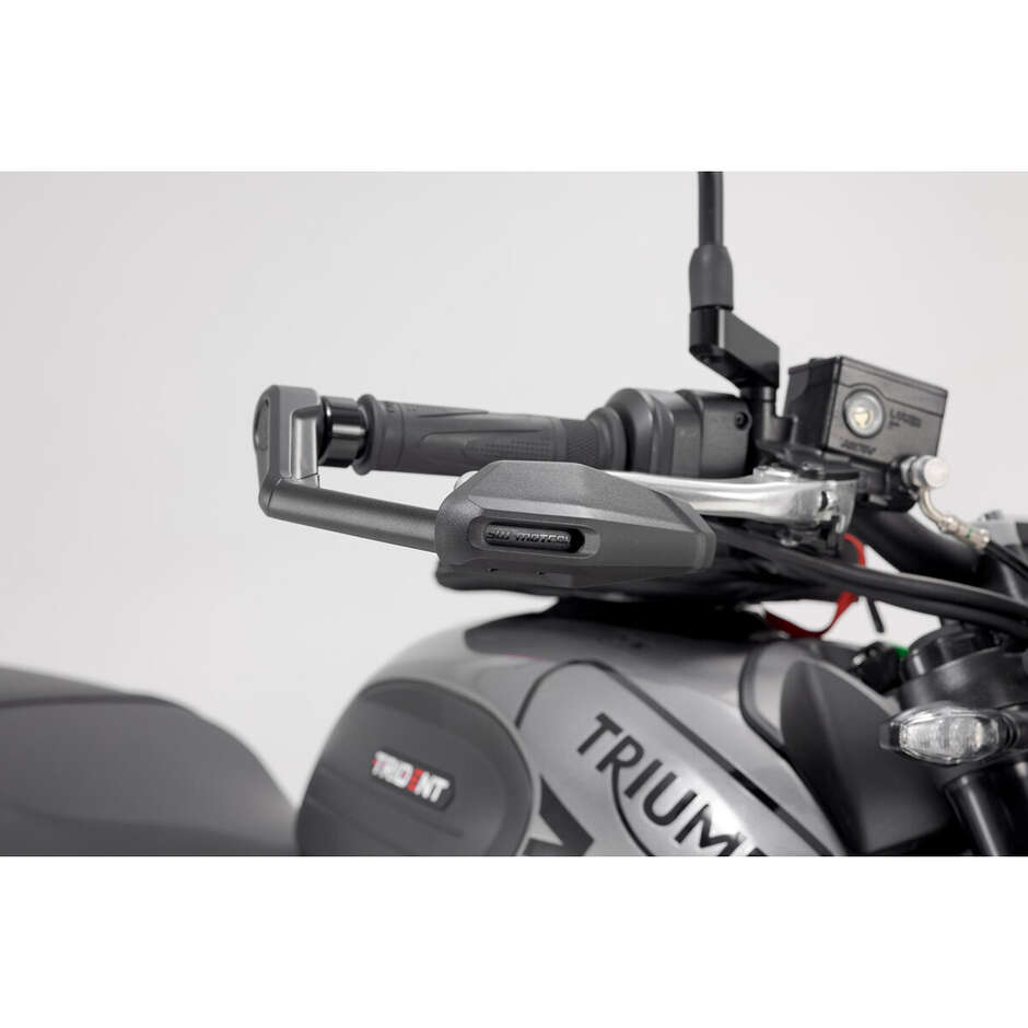 Lever Guards with Wind Deflector Black Sw-Motech LVG.11.842.11000/B For KTM / Triumph models