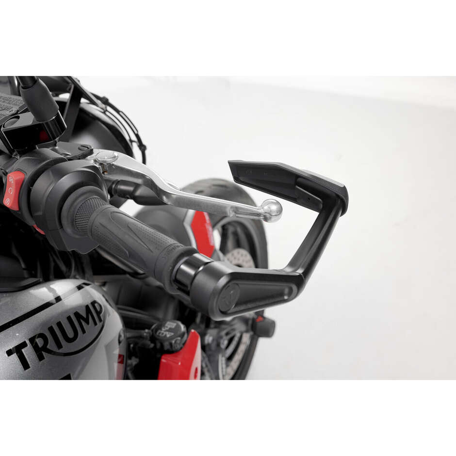 Lever Guards with Wind Deflector Black Sw-Motech LVG.11.842.11000/B For KTM / Triumph models