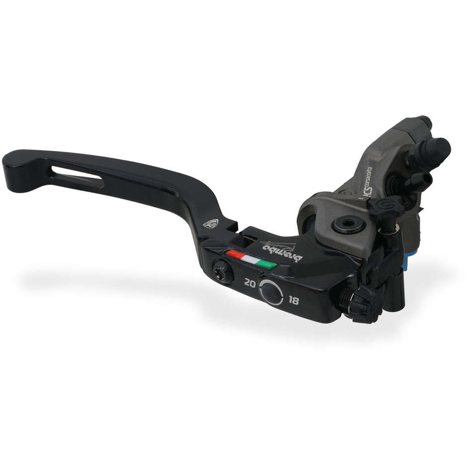 Lever IFL02 short final part for Brembo RCS CorsaCorta CNC Racing radial master cylinders Black