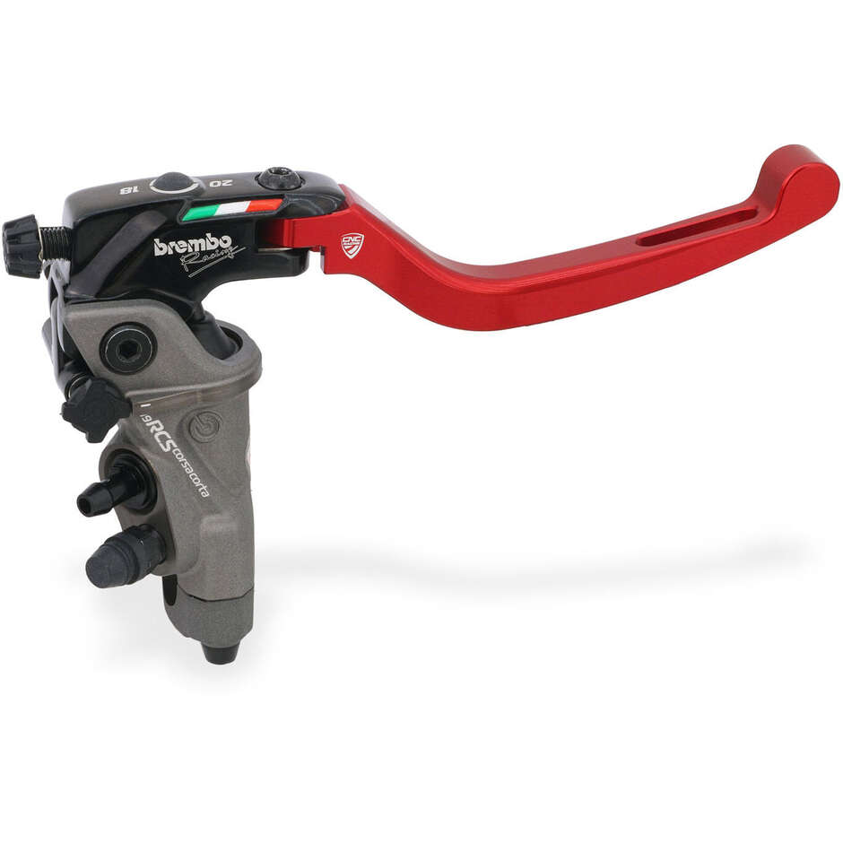 Lever IFL02 short final part for Brembo RCS CorsaCorta CNC Racing radial master cylinders Red