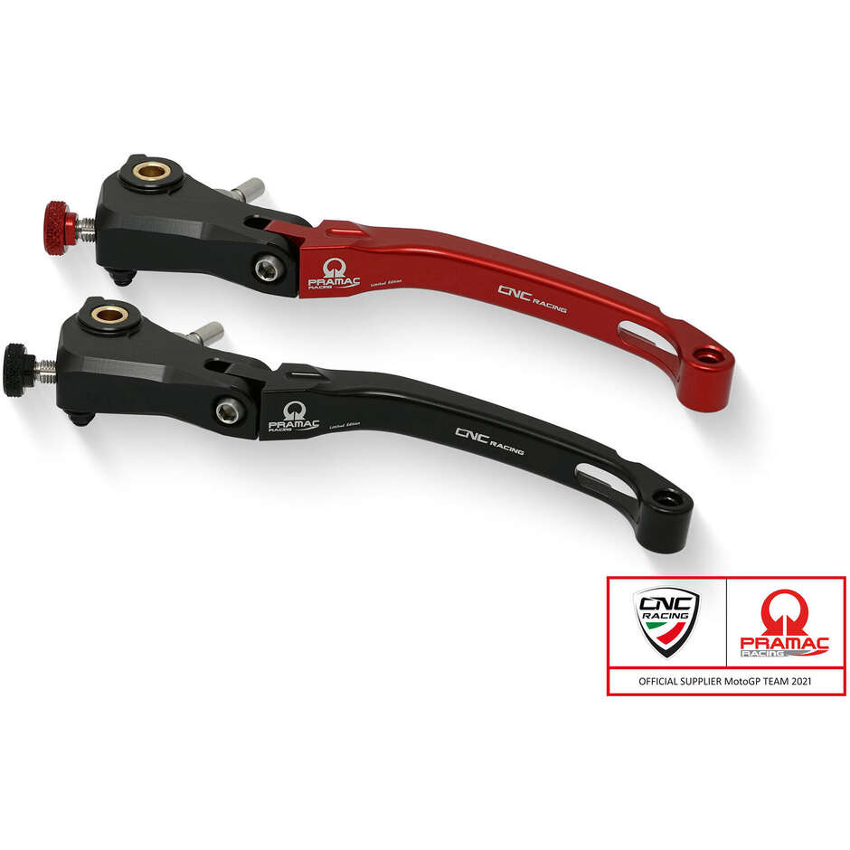 Levier d'embrayage Race LCR49 - Pliable Pramac Racing Édition limitée CNC Racing Red