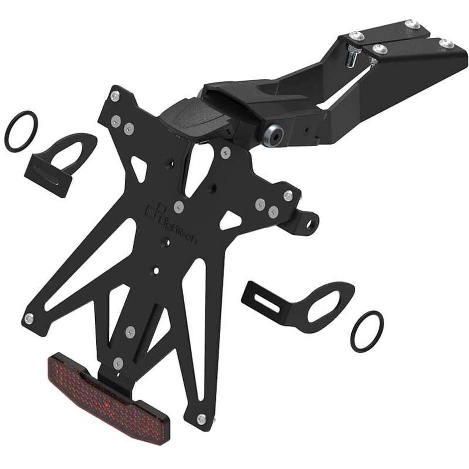 Lightech Adjustable License Plate Holder Kit Specific for Honda CB 500 Hornet (2023-24); CB 750 Hornet (2023-26)