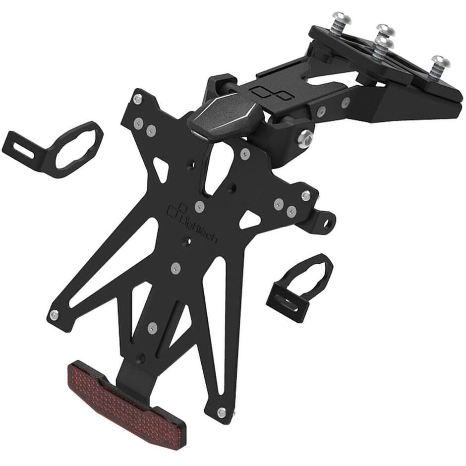 Lightech Adjustable License Plate Holder Kit Specific for Kawasaki Z900 (2025); Z900 SE (25-26)