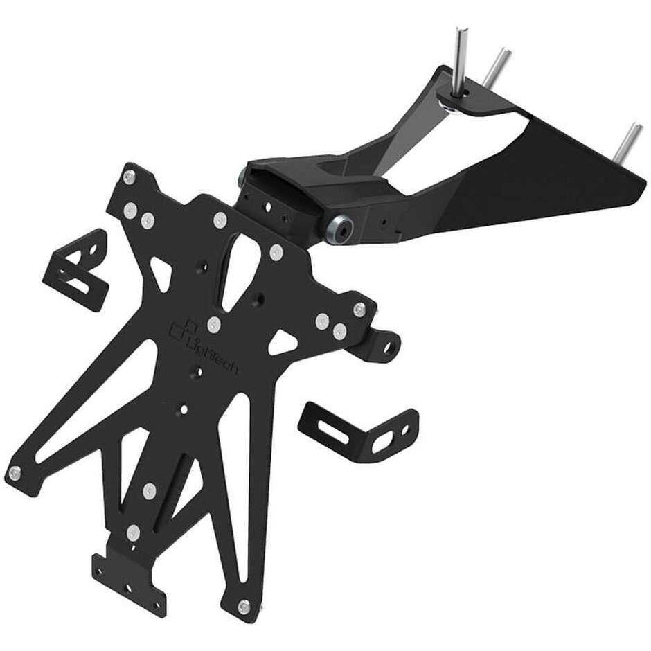 Lightech Adjustable License Plate Holder Specific for Aprilia RS 660 (20-26); TUONO 660 (20-25)