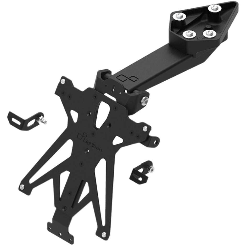 Lightech Adjustable License Plate Holder Specific For Triumph Daytona 675-R / Street Triple 675-R / 765-R-RS