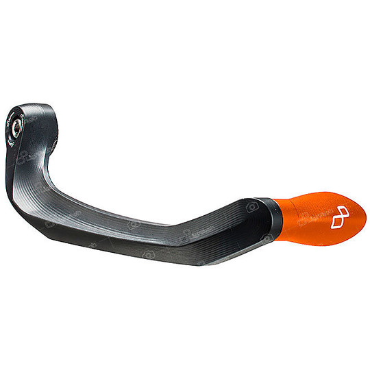 LighTech ISS108RA Aluminum Brake Lever Protection With Orange Terminal