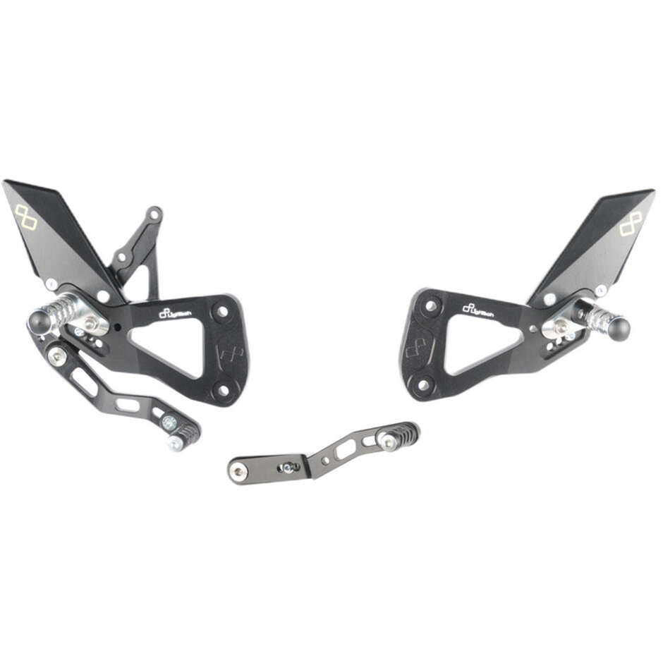 Lightech verstellbare hintere Sätze FTRSU004w Schwenkbare Fußstütze für Suzuki GSX-R 1000 / GSX-R 1000 r