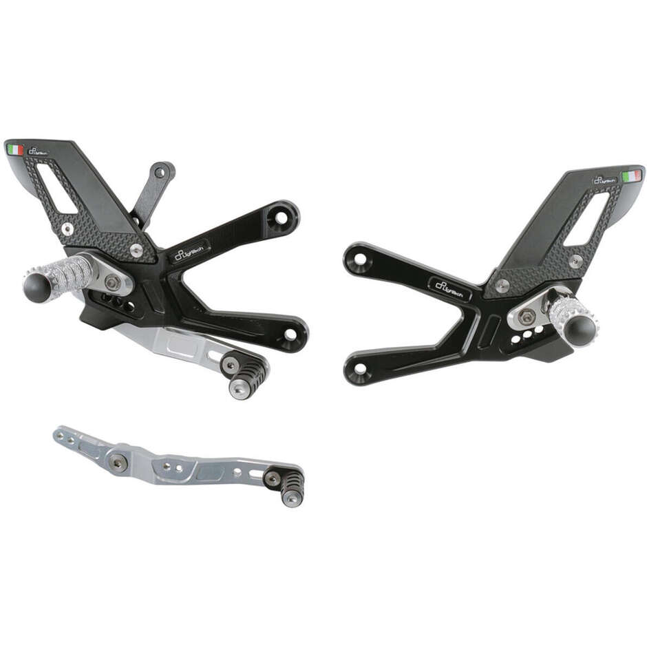 Lightech verstellbare hintere Sätze FTRYA016W Gelenkfußstütze für Yamaha R1 / R1 M 2015-20