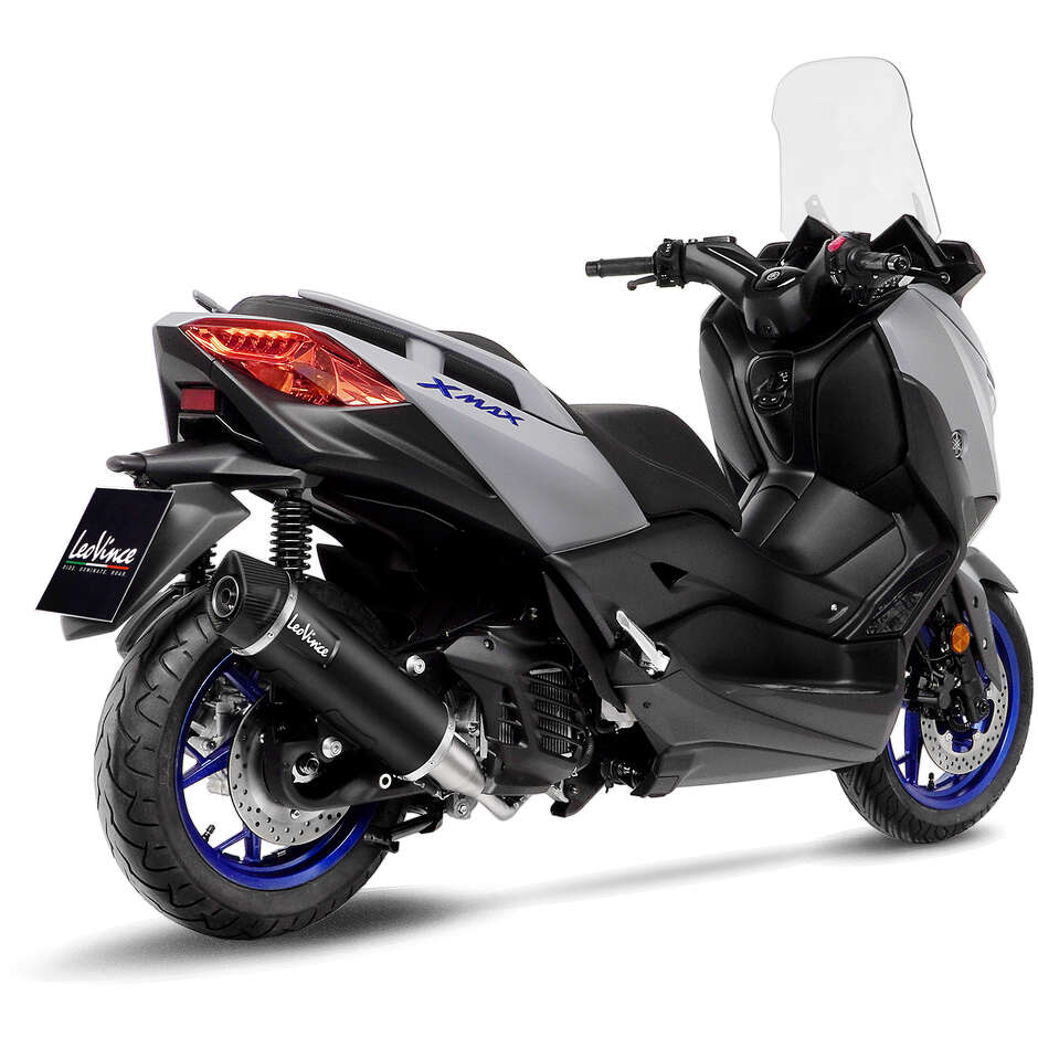 Ligne d'échappement complète Leovince 14078K BLACK, spécifique pour YAMAHA X-MAX 125/Tech Max (21-24)