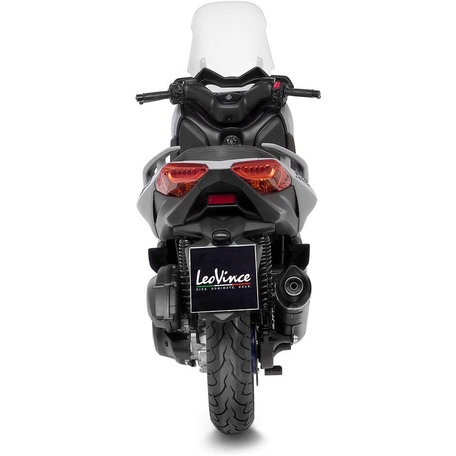 Ligne d'échappement complète Leovince 14078K BLACK, spécifique pour YAMAHA X-MAX 125/Tech Max (21-24)