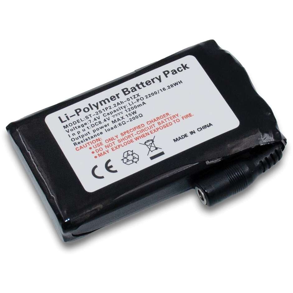 Lithium Battery 7.4v/2200mAh Tucano Urbano 2200BATK For SOWARM and STARWARM Heated Gloves