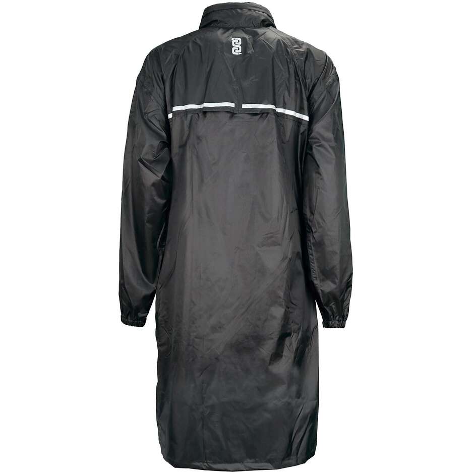 Long Raincoat OJ Moto COMPACT OVER Black