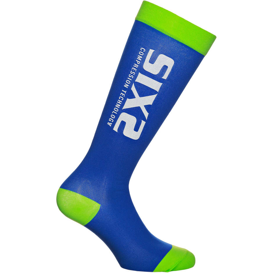 Long Stocking Compression Technique Sixs Recovery Blue Green