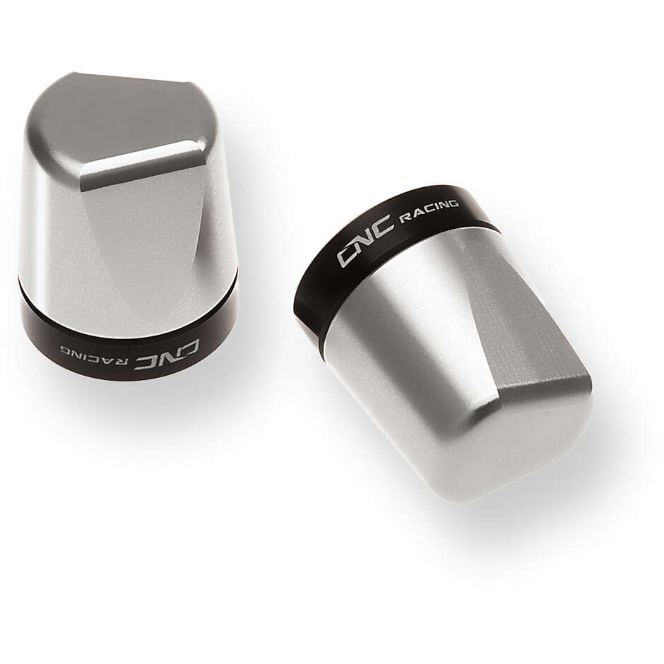 LOOK CM236 CNC Racing Handlebar End Weights Silver