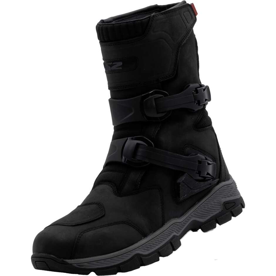 LS2 ADVENTURE MAN WP Motorradstiefel Schwarz