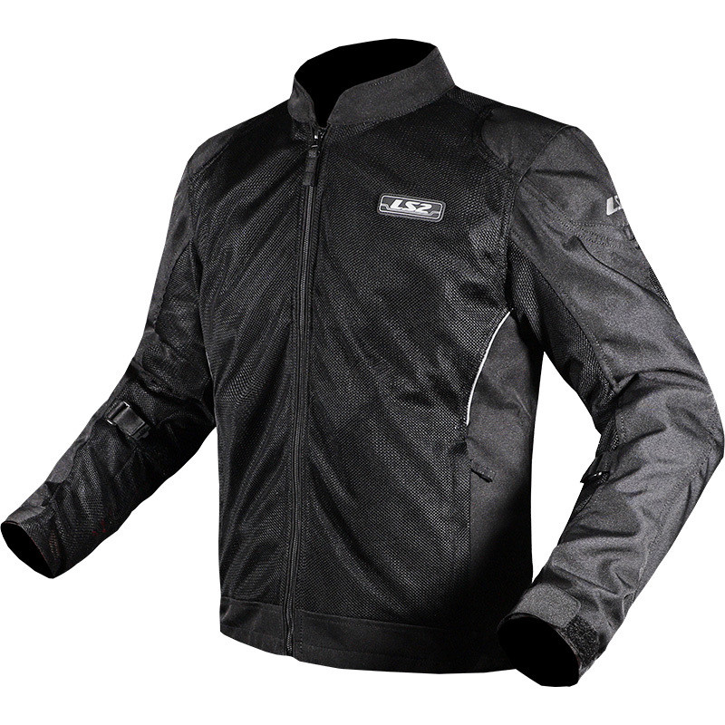 Ls2 AIRY CE Black Perforated Summer Motorcycle Jacket
