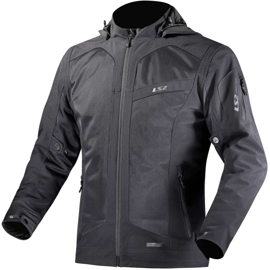 LS2 BOLTON AIR LADY Damen Motorradjacke Schwarz