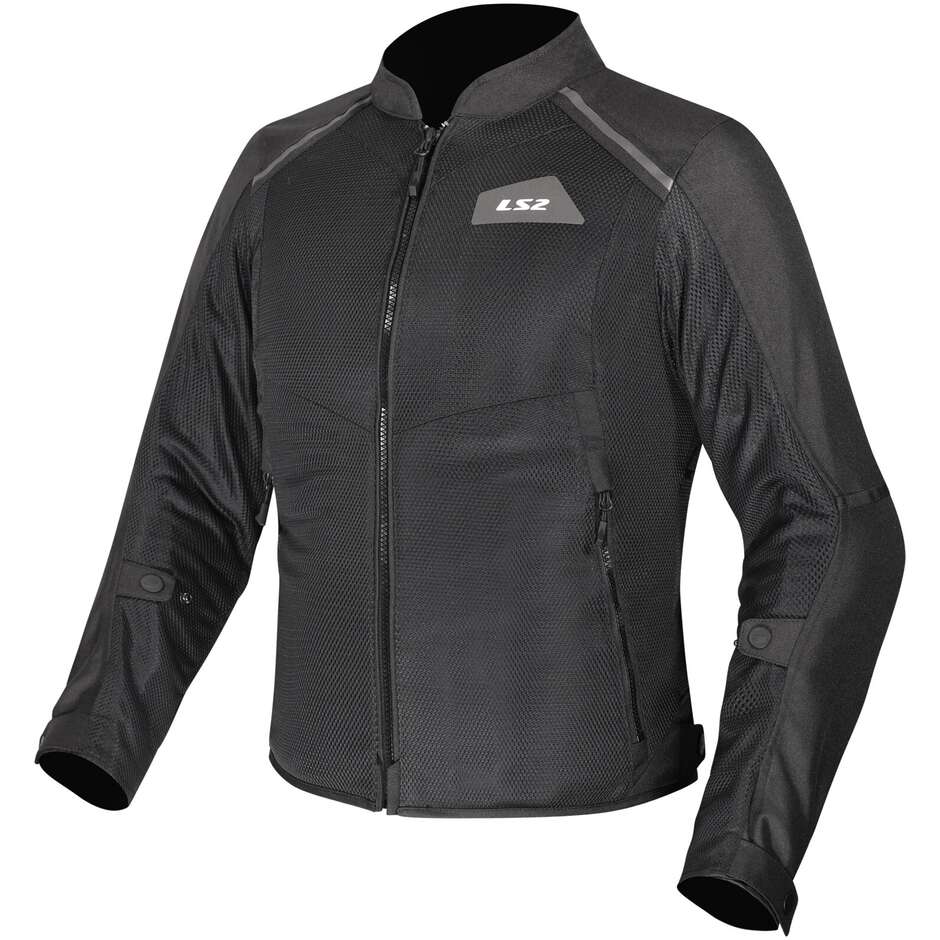 LS2 BREEZE LADY Damen Motorradjacke Schwarz