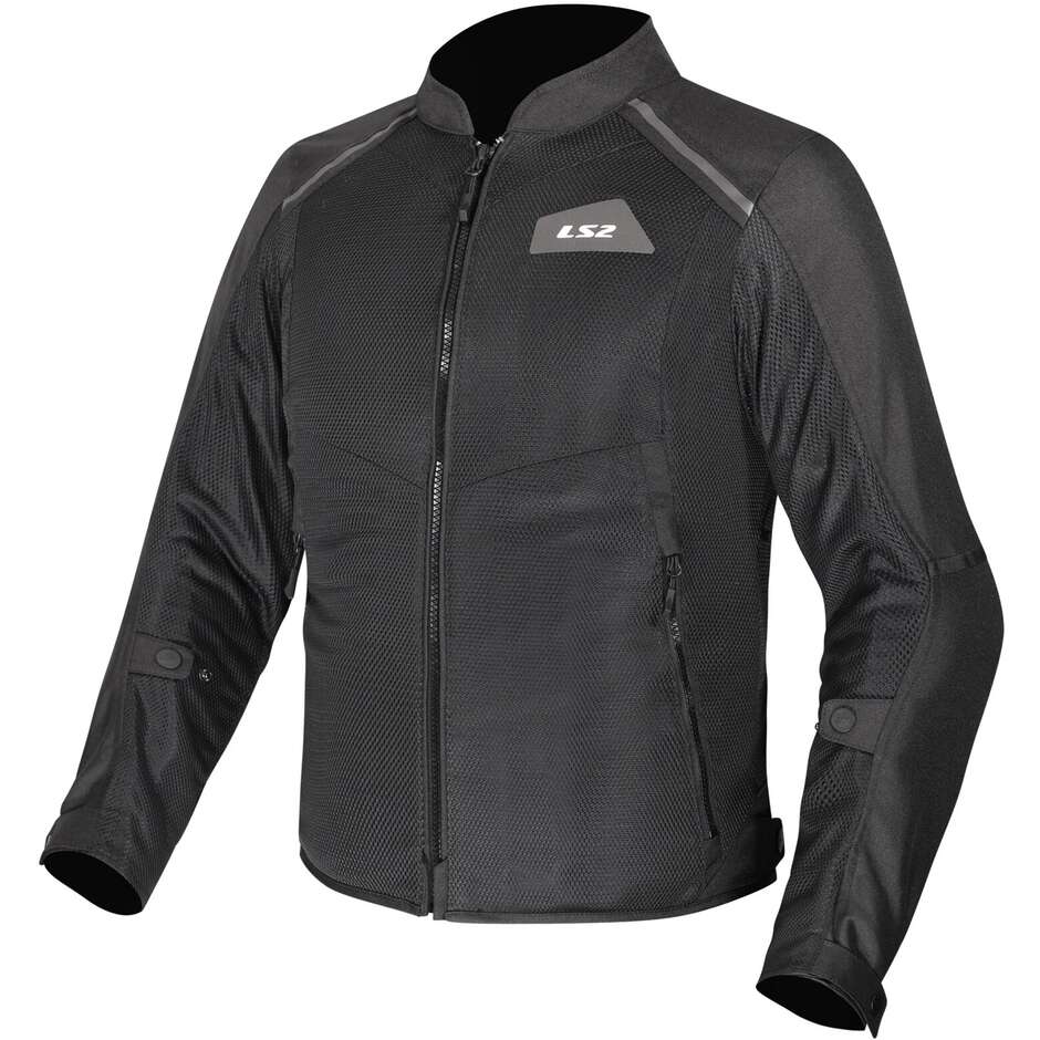 LS2 BREEZE MAN Motorradjacke Schwarz