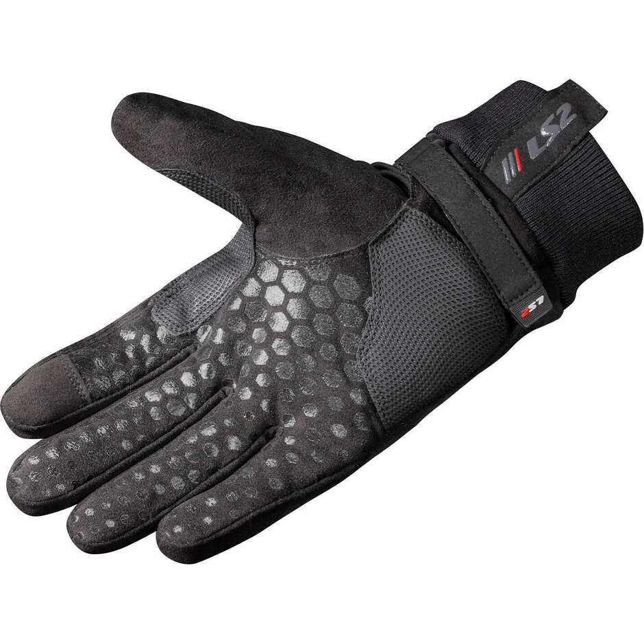 Ls2 CIVIS LADY Damen Winter-Motorradhandschuhe Schwarz
