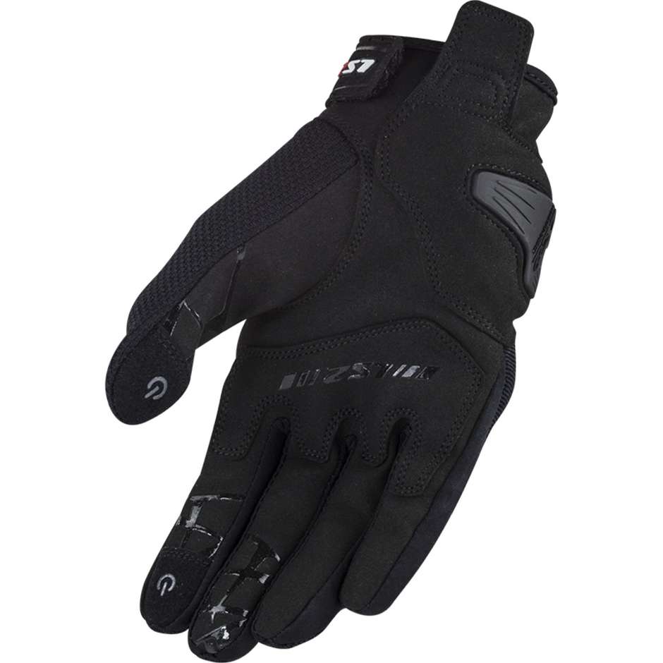 Ls2 DART 2 LADY Black Fabric Motorcycle Gloves