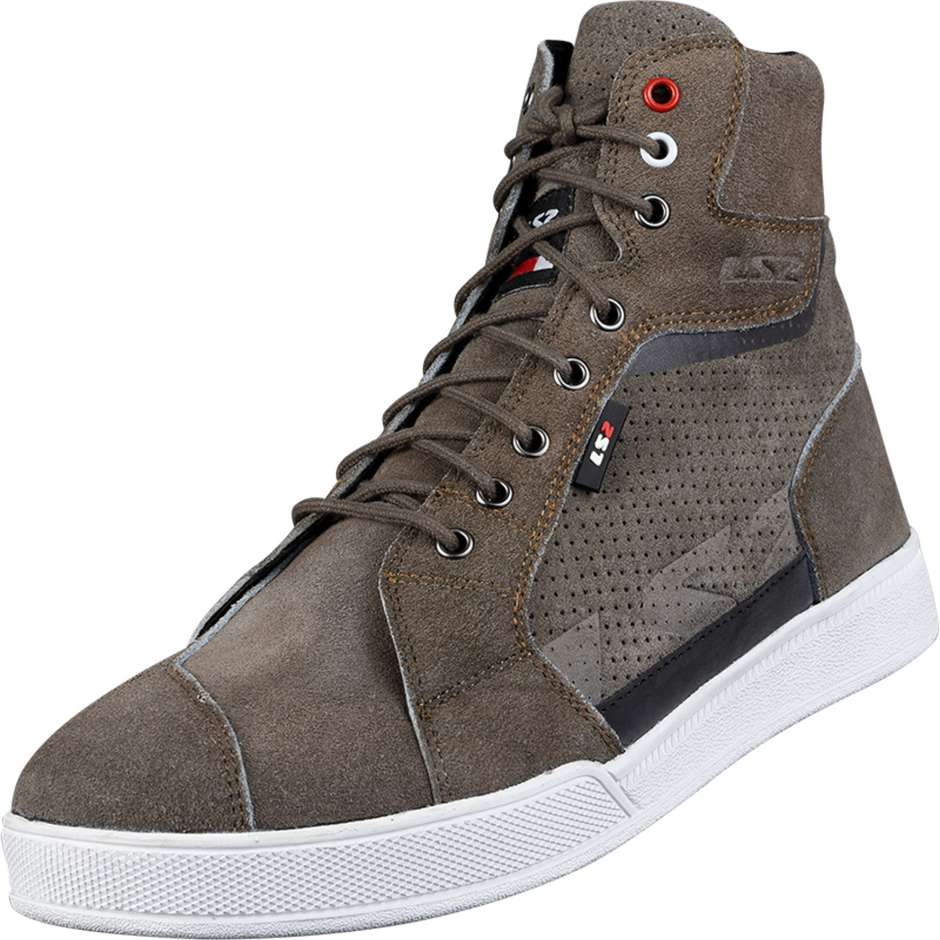LS2 DOWNTOWN MAN TAUPE Casual Motorcycle Shoes