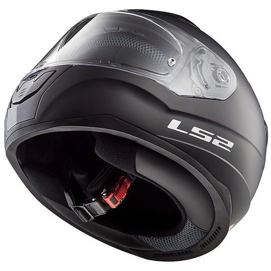 LS2 FF 353J Integral Baby Foot Helmet Black Lucido