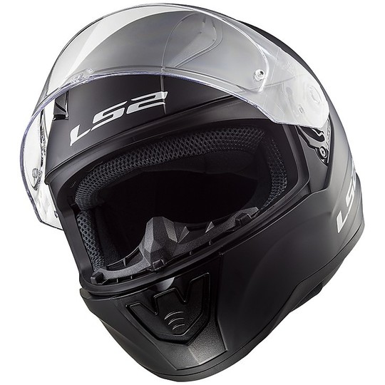LS2 FF 353J Integral Baby Foot Helmet Black Lucido
