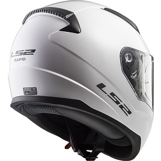 LS2 FF 353J White Glove Integrated Helmet