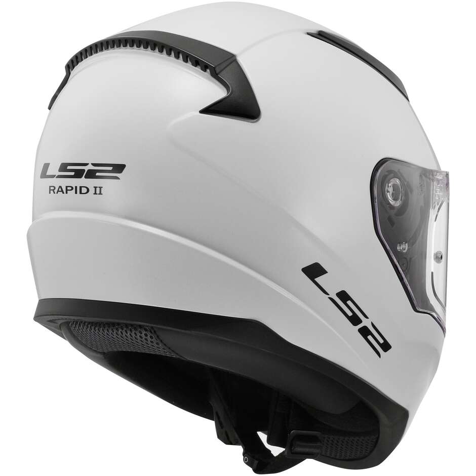 Ls2 FF353 RAPID 2 Casque de moto intégral blanc uni