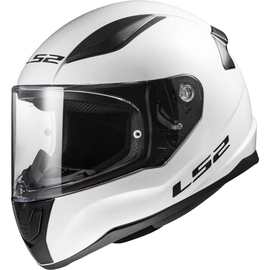 Ls2 FF353 RAPID 2 Solid White Full Face Motorcycle Helmet