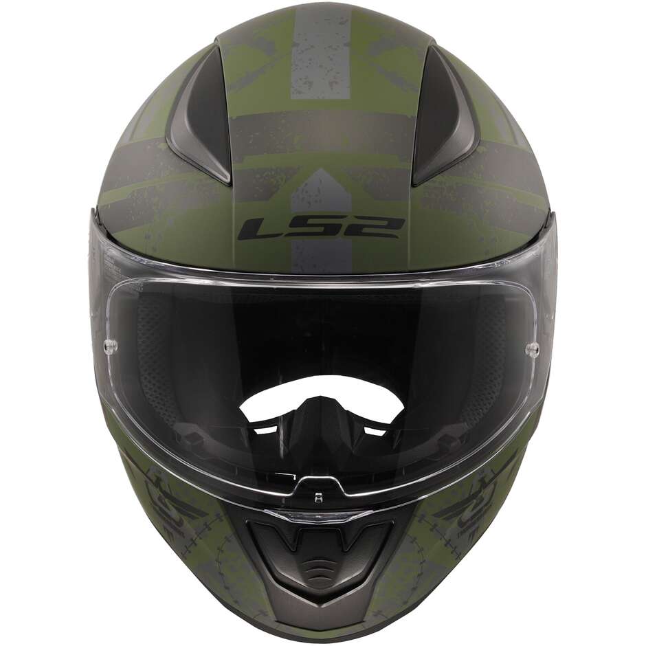 Ls2 FF353 RAPID 2 Thunderbirds Casque de moto intégral vert militaire mat