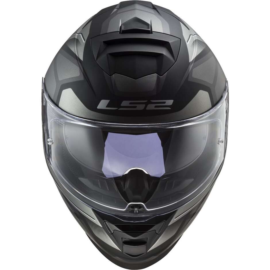 Ls2 FF800 STORM 2 FASTER Matt Titanium Full Face Motorcycle Helmet