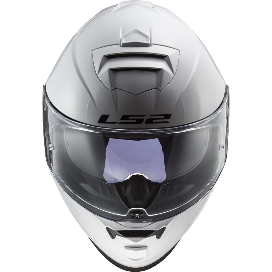 Ls2 FF800 STORM 2 Solid White Full Face Motorcycle Helmet
