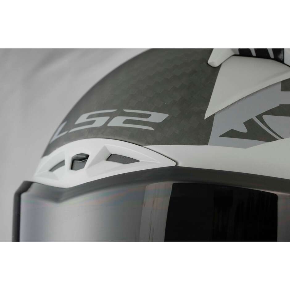 Ls2 FF805 THUNDER C GP POLAR Vollcarbon-Motorradhelm Mattschwarz