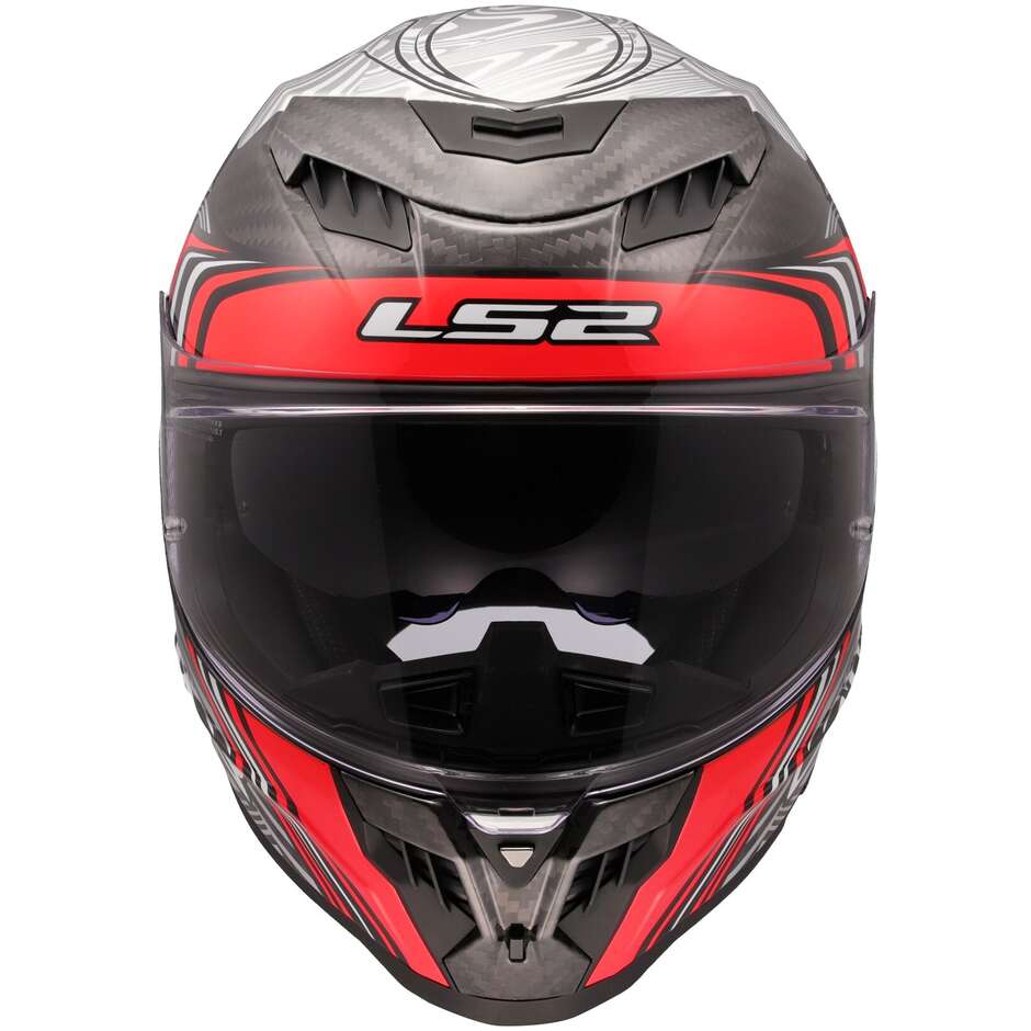 LS2 FF807 DRAGON ENTHUM Casque de moto intégral rouge