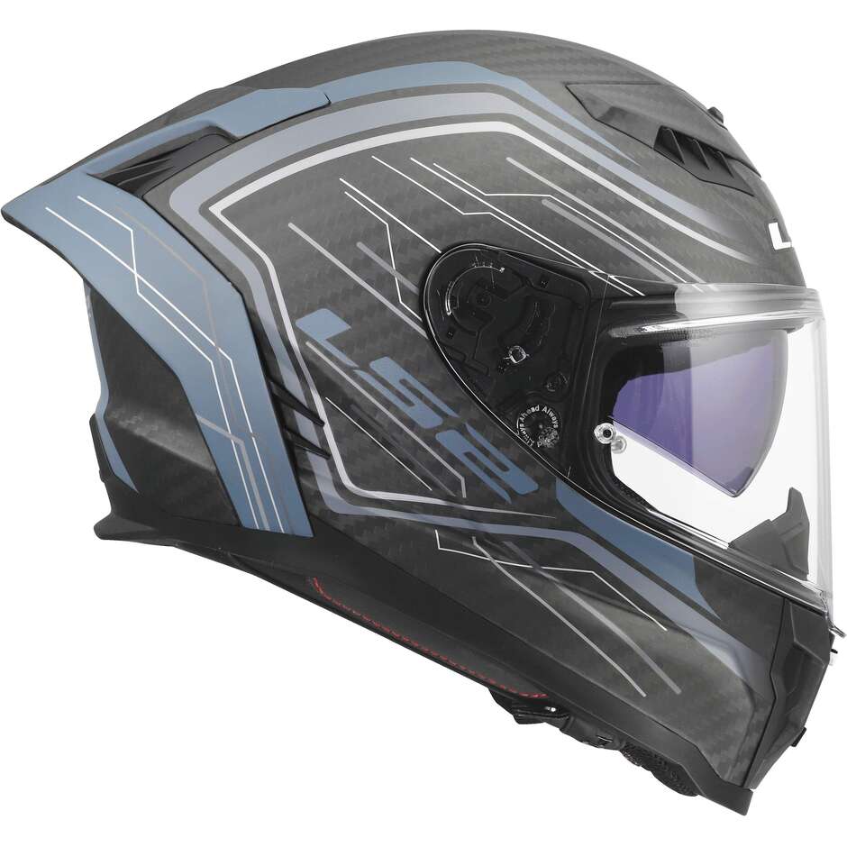 LS2 FF807 DRAGON SUBIC Full Face Motorcycle Helmet Petrol Blue