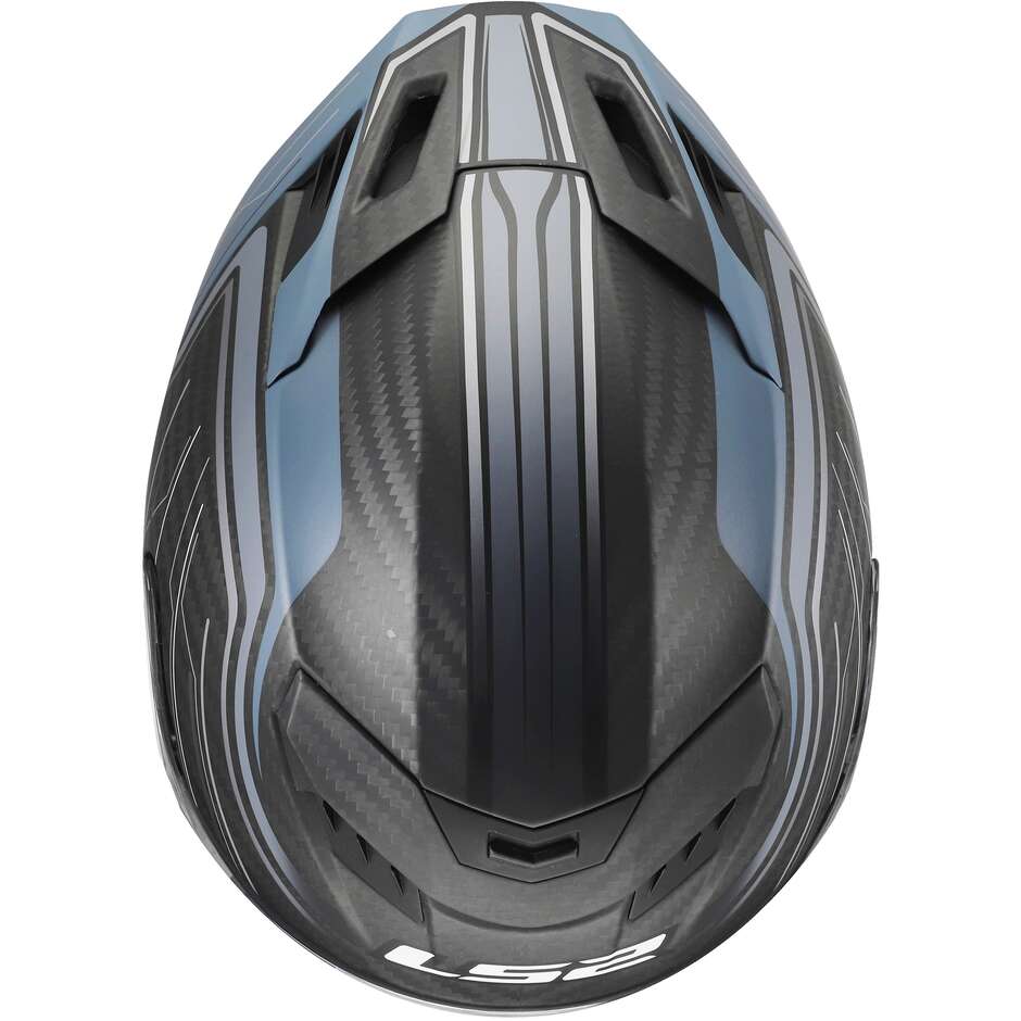 LS2 FF807 DRAGON SUBIC Full Face Motorcycle Helmet Petrol Blue