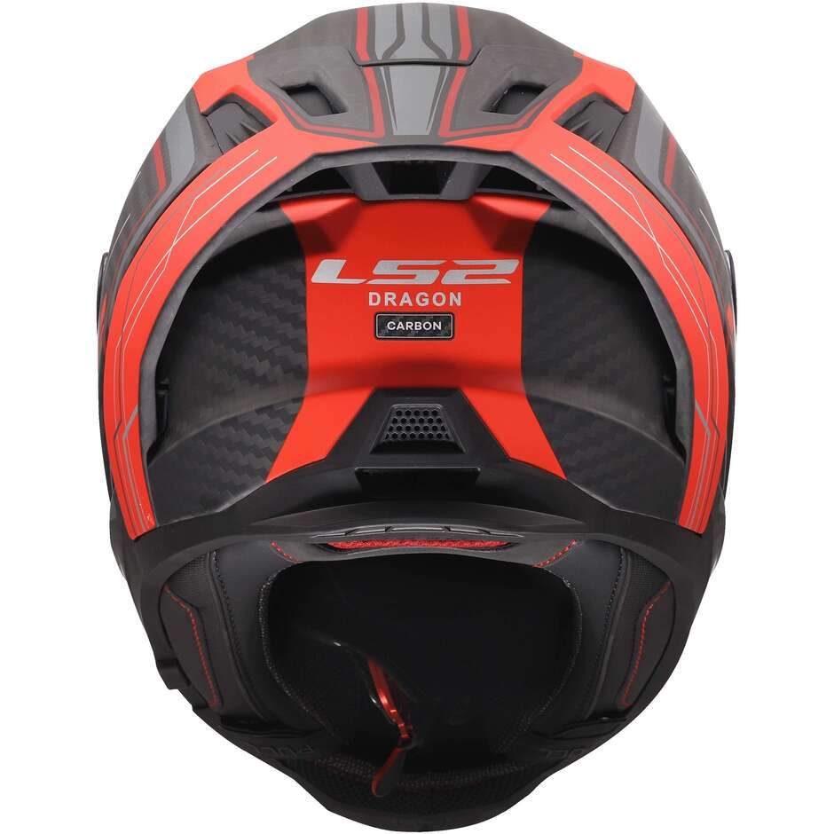 LS2 FF807 DRAGON SUBIC Full Face Motorcycle Helmet Red