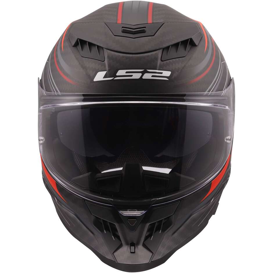 LS2 FF807 DRAGON SUBIC Full Face Motorcycle Helmet Red