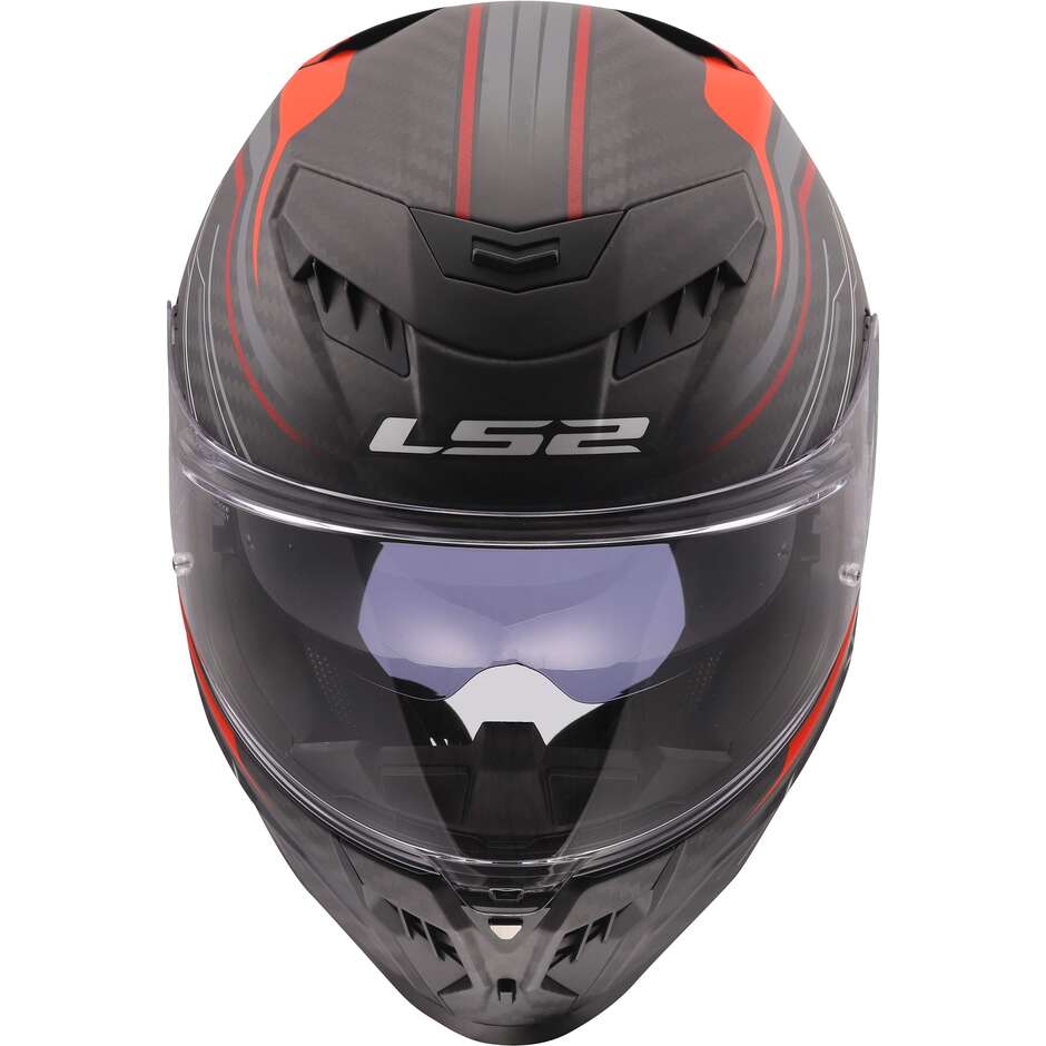 LS2 FF807 DRAGON SUBIC Full Face Motorcycle Helmet Red