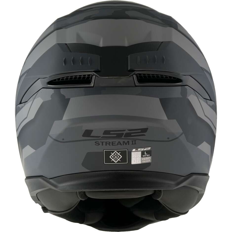 Ls2 FF808 STREAM 2 Shadow Full Face Motorcycle Helmet Matt Titanium Grey