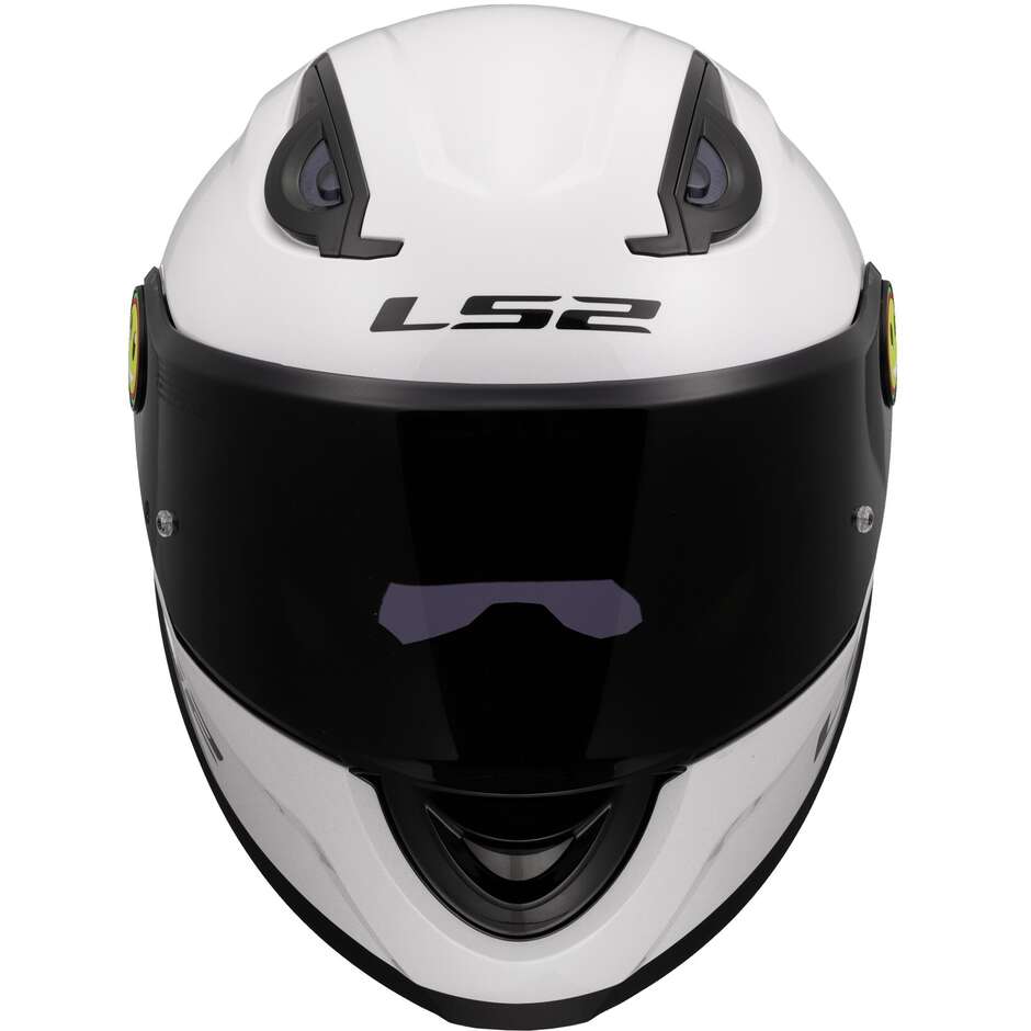LS2 FF812 KID SOLID Casque de moto intégral enfant blanc