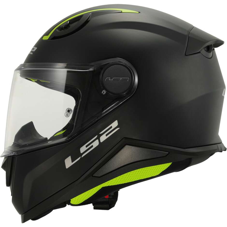 LS2 FF812 KID SOLID Casque Moto Intégral Enfant Noir Mat